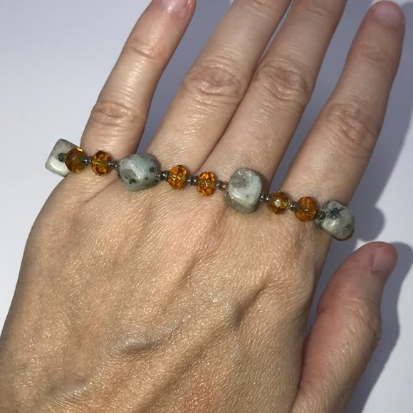 7" Kiwi Jasper Bracelet - Picture 4 of 4